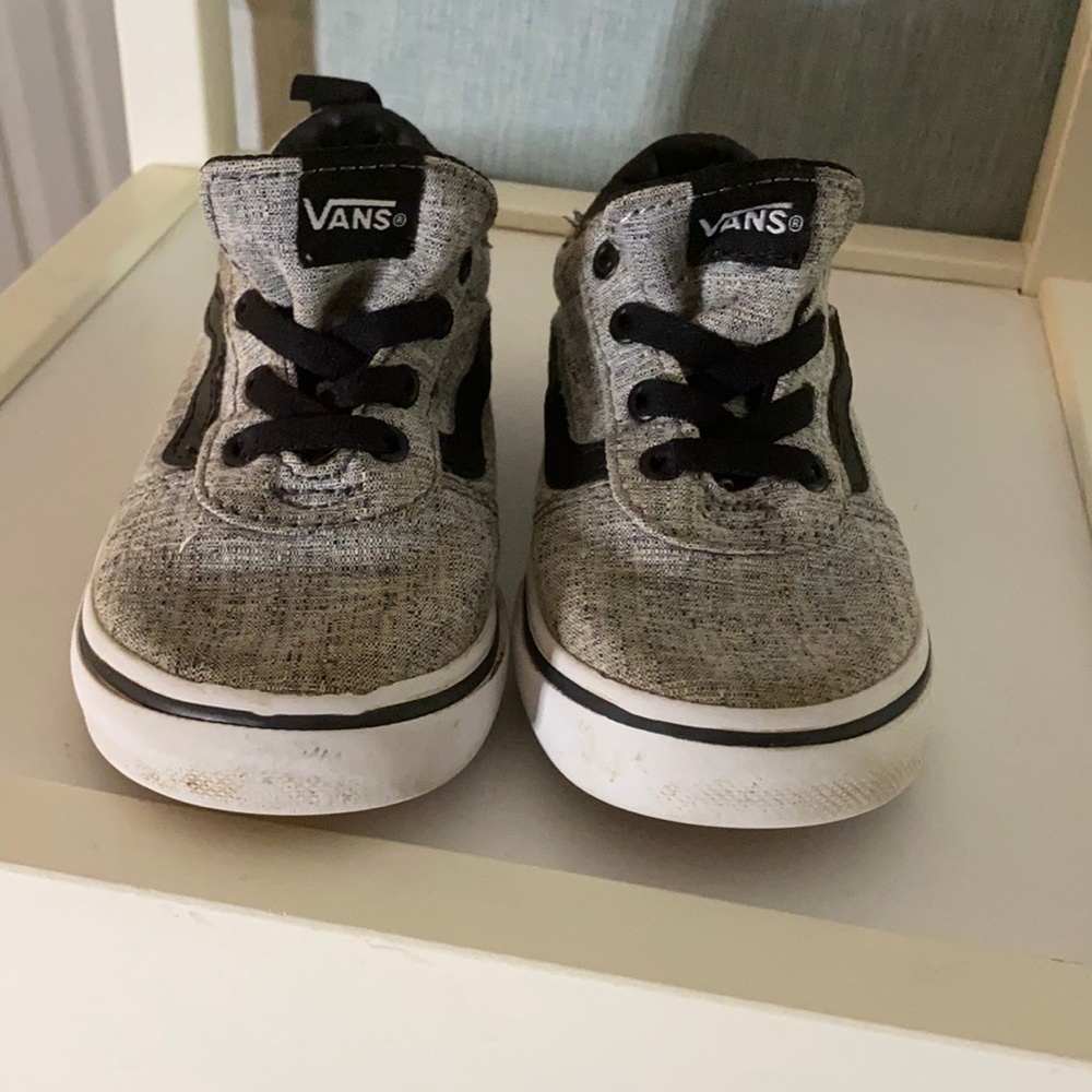 Gray Vans toddler boys